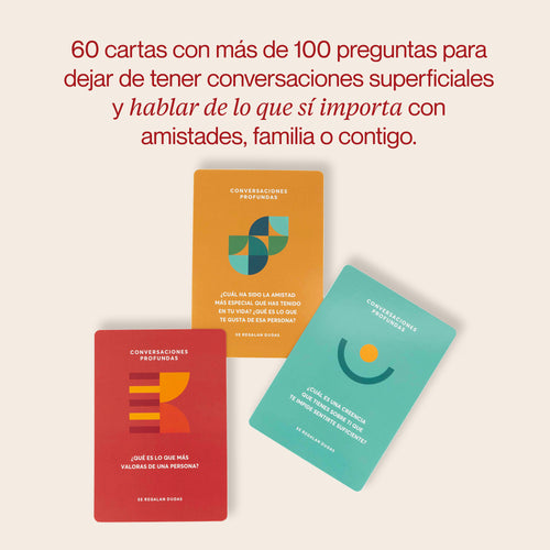 Conversaciones Profundas | Juego de Cartas