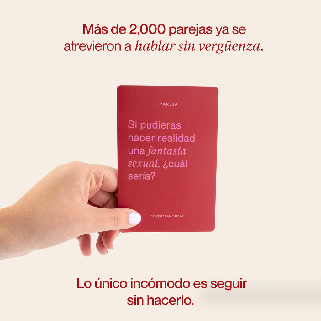Hablemos De Sexo En Pareja | Juego de Cartas
